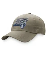 Men's Top of the World Khaki Xavier Musketeers Slice Adjustable Hat