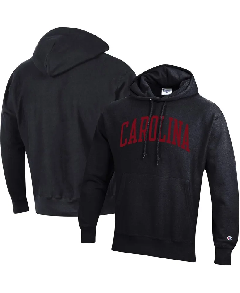 Men's Champion Black South Carolina Gamecocks Team Arch Reverse Weave Pullover Hoodie