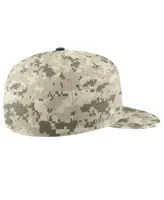 Men's Nike Camo Michigan State Spartans Aero True Baseball Performance Fitted Hat