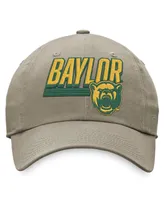 Men's Top of the World Khaki Baylor Bears Slice Adjustable Hat