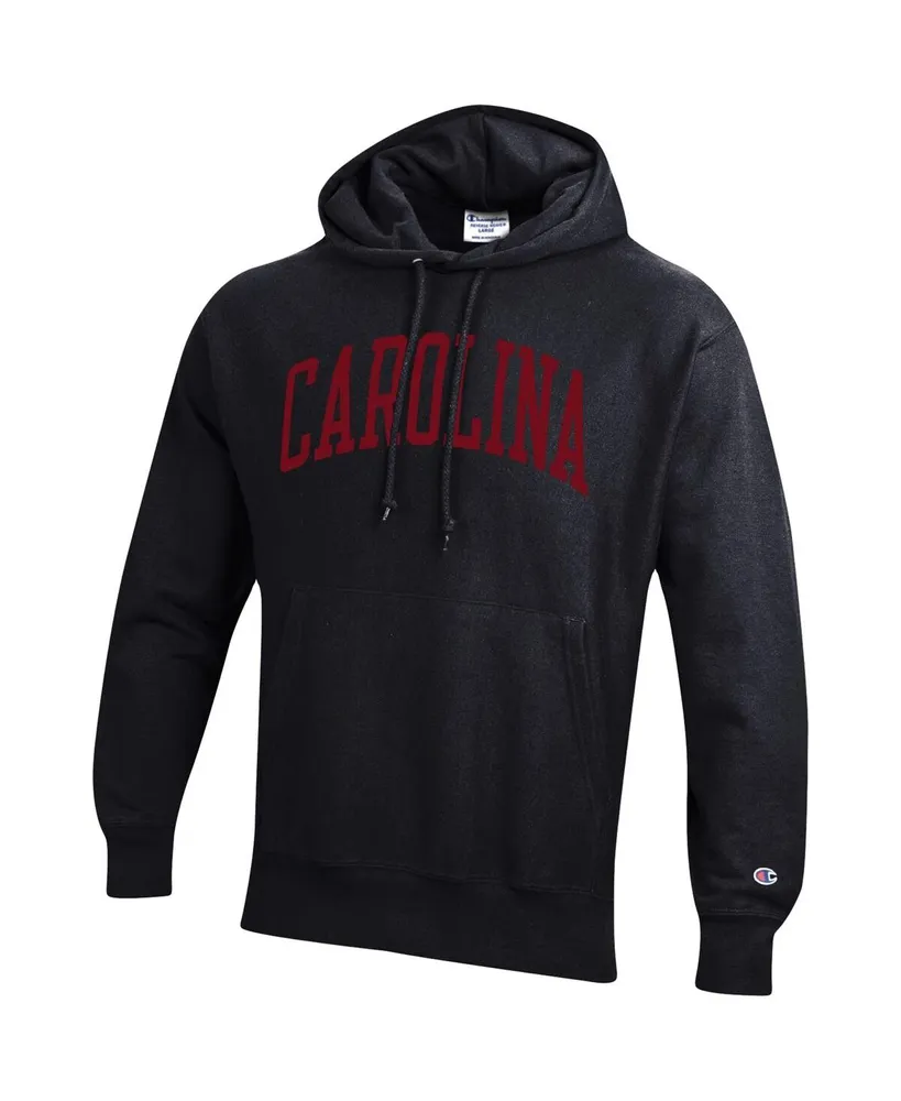 Men's Champion Black South Carolina Gamecocks Team Arch Reverse Weave Pullover Hoodie