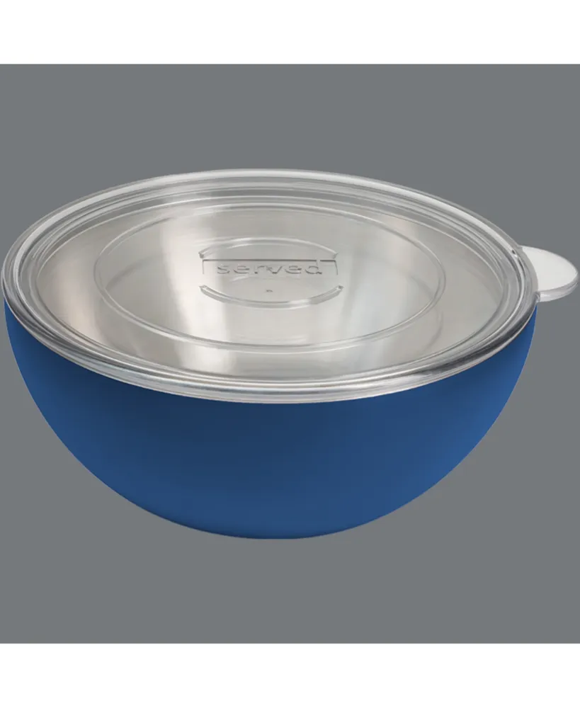 Served Vacuum-Insulated Double-Walled Copper-Lined Stainless Steel Large  Serving Bowl