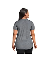 Lands' End Plus Moisture Wicking Upf Sun T-Shirt