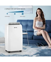 Costway Ashrae 1,0000 Btu Portable Air Conditioner Air Cooler w/Remote Control
