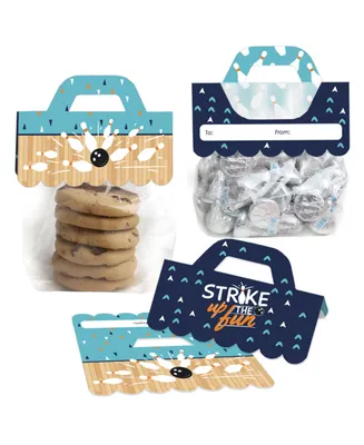 Strike Up the Fun Bowling Birthday or Baby Shower Candy Bags with Toppers 24 Ct