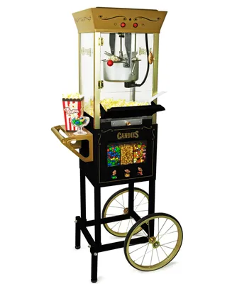 Nostalgia 8 oz Candy Snack Dispensing Popcorn Cart