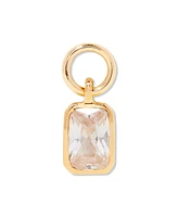 brook & york Cubic Zirconia 14K Gold-Plated Mackenzie Birthstone Charm