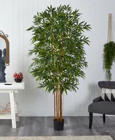 Nearly Natural 7' Artificial Big Bamboo Tree