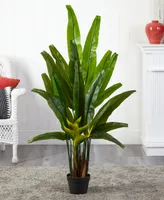 Nearly Natural 4.5' Traveler's Palm Artificial Tree