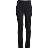 Lands' End Women's Starfish Mid Rise Slim Leg Elastic Waist Pull On Pants