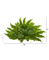 Nearly Natural 26in. Fern Artificial Ledge Plant