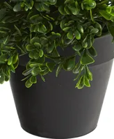 Nearly Natural Boxwood Topiary Artificial Plant, Indoor and Outdoor