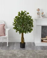 Nearly Natural Ficus Artificial Tree Uv Resistant