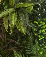 Nearly Natural Artificial Living Wall Uv Resistant