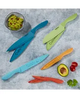 Cuisinart 10-Pc. Seaside Ceramic-Coated Knife Set