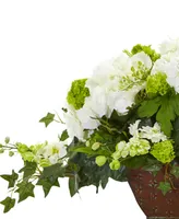 Nearly Natural Hydrangea and Ivy Artificial Arrangement