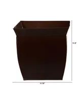 11.75" Fluted Square Planter