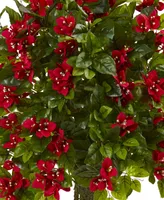 Nearly Natural 5' Bougainvillea Artificial Topiary Tree