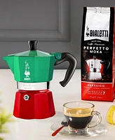 Bialetti Moka Express 130 Ml 3 Cups Tricolore Coffeemaker