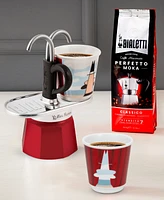 Bialetti Set Mini Express "R" Magritte Plus 2 Bicc. 2.8 Oz Coffeemaker