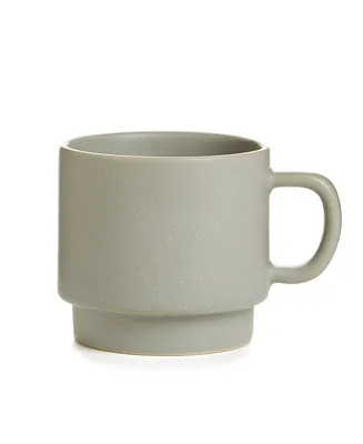Oake Blue Stoneware Mug, Created for Macy's