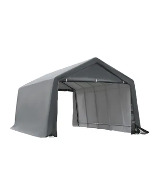 Outsunny 12' x 20' Carport Heavy Duty Truck Suv Garage Cover Canopy,