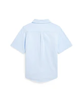 Polo Ralph Lauren Toddler & Little Boys Knit Oxford Short-Sleeve Shirt