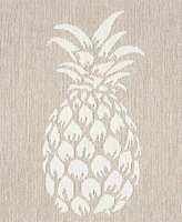 Martha Stewart Ms Air Mat Pineapple 1'8" x 3'3" Area Rug