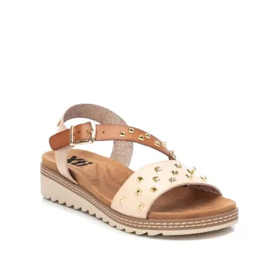 Women's Sandals With Gold Studs