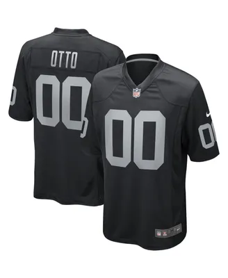 Men's Nike Jim Otto Black Las Vegas Raiders Game Retired Player Jersey