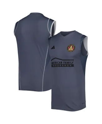 Men's adidas Gray Atlanta United Fc 2023 On-Field Sleeveless Training Jersey