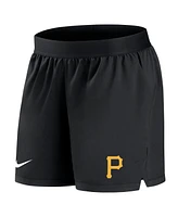 Women's Nike Black Pittsburgh Pirates Authentic Collection Team Performance Shorts