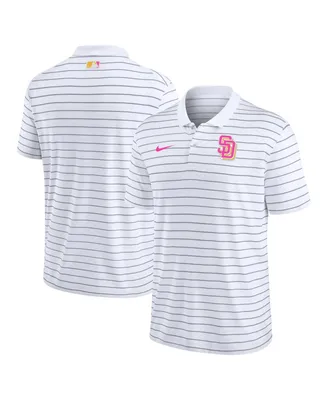 Men's Nike White San Diego Padres City Connect Victory Performance Polo Shirt
