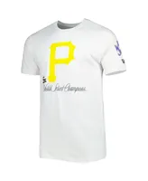 Men's New Era White Pittsburgh Pirates Historical Championship T-shirt