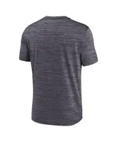 Men's Nike Heather Charcoal Cincinnati Reds Authentic Collection Velocity Performance Practice T-shirt