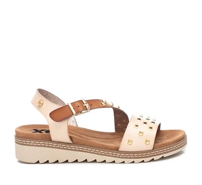 Xti Women's Wedge Sandals With Gold Studs