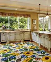 D Style Vertes Kitchen VRT16 8' x 10' Area Rug