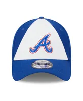 Men's New Era White and Royal Atlanta Braves 2023 City Connect 39THIRTY Flex Fit Hat