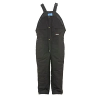 RefrigiWear Men's ComfortGuard Insulated High Bib Overalls Water-Resistant Denim