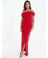 Quiz Women's Bardot Evening Dress