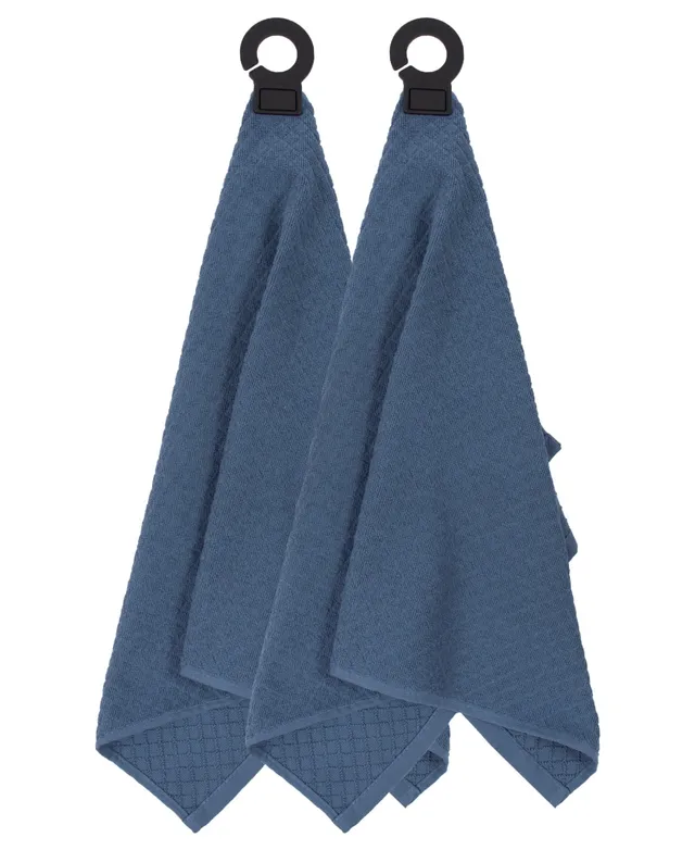 Ritz Hook and Hang Woven Kitchen Towel, Set of 2 - Biscotti