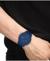 Lacoste Men's L 12.12. Chrono Navy Blue Silicone Strap Watch 43mm