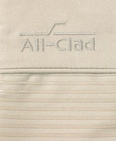 All-Clad Ribbed Silicone Cotton Twill Oven Mitt, Set of 2