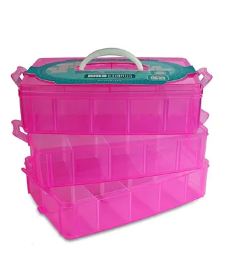 Jtj Sourcing Bins & Things Stackable Storage Container - Craft Storage / Craft Organizers and Storage - Bead Organizer Box / Art Supply Organizer