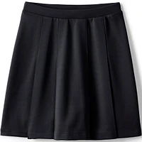 Lands' End Little Girls Ponte Pleat Skirt at the Knee