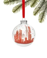 Holiday Lane Chicago Skyline Ball Ornament, Exclusively at Macy's