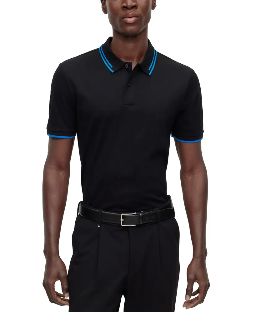 hugo boss slim fit polo