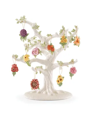 Lenox Fall Flowers 11 Piece Ornament Tree Set
