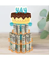 Big Dot of Happiness Colorful Happy Birthday Diy Birthday Party Money Holder Gift Cash Cake