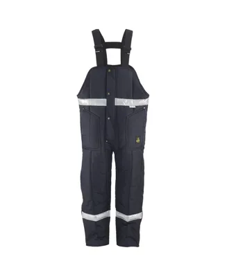 RefrigiWear Men's Iron-Tuff Enhanced Visibility Reflective Insulated High Bib Overalls